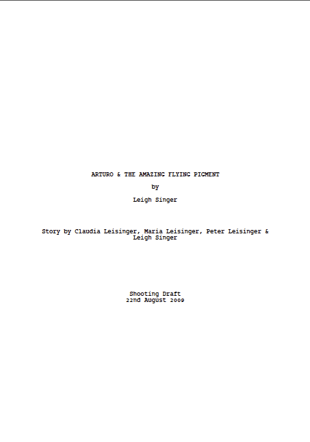 Arturo & The Amazing Flying Pigment